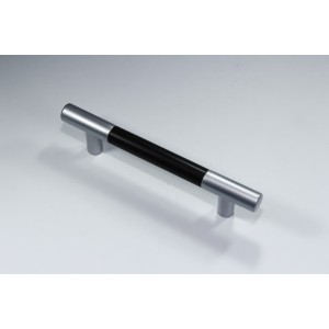 5534 Ручка С15 (96 мм) металлик + дуб Венге